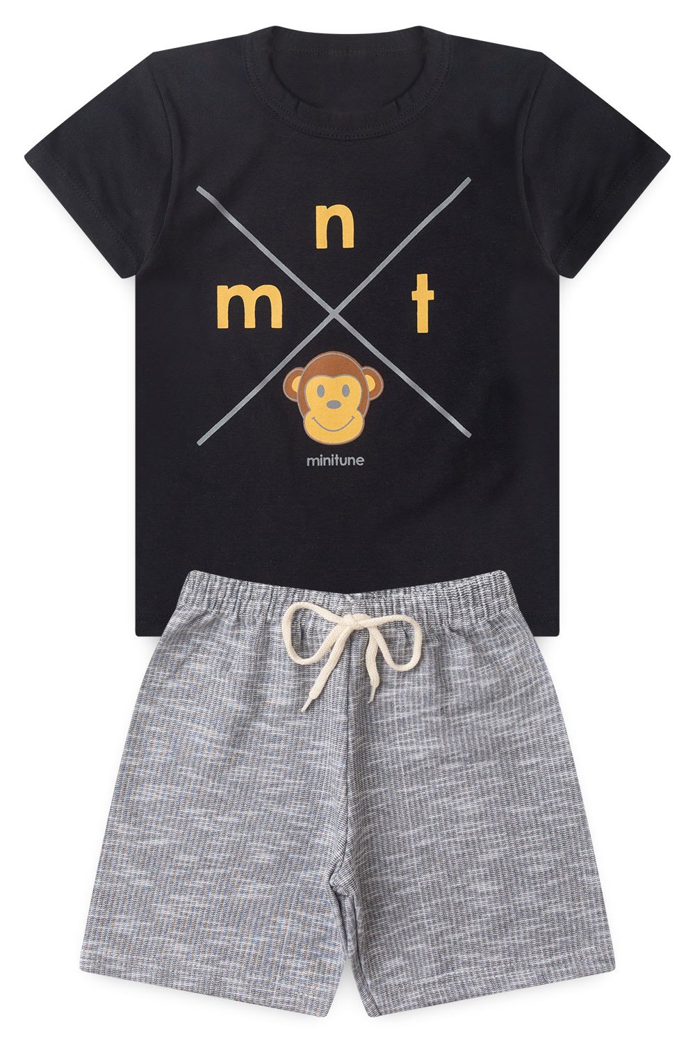 Conjunto Infantil Menino The More Preto Minitune